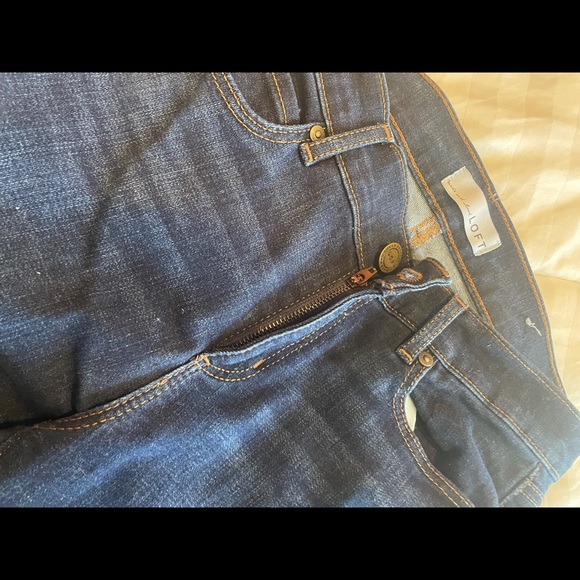 Loft Modern Straight Cuffed Jeans - Picture 13 of 16